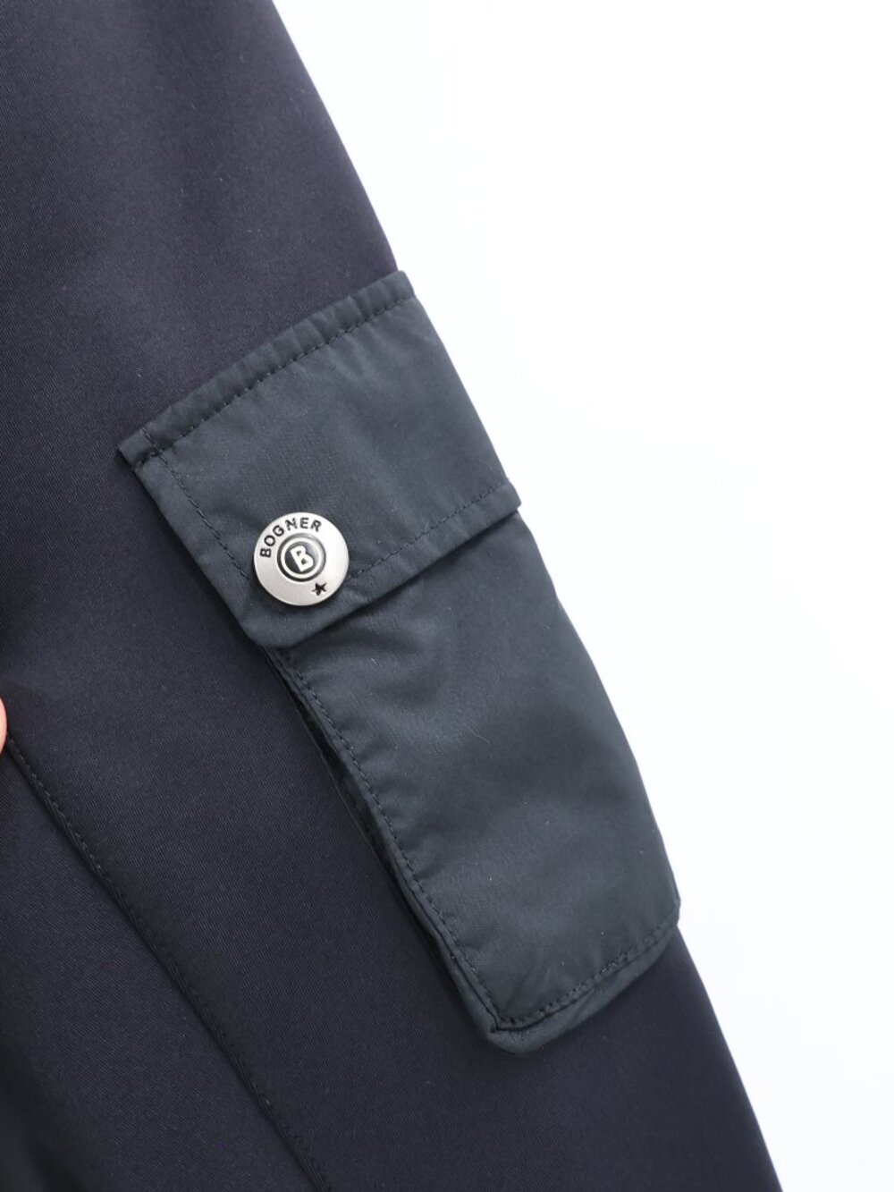 Vintage Bogner Jacket Women Small Quilted Full Zip apres ski Zip Pockets Black - Picture 3 of 13